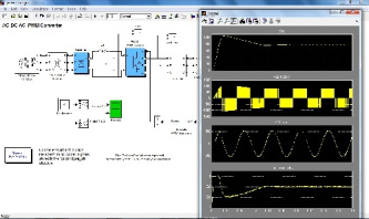 شبیه سازی AC-DC-AC PWM کانورتر