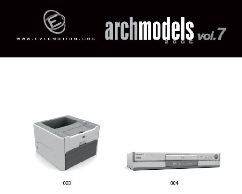 دانلود پک کامل ARCH MODELS VOL.7 شامل انواع وسایل صوتی و تصویری و اداری