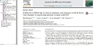 روانپزشکی - مقاله ترجمه شده:   A long-term follow-up of clinical response and regional cerebral blood flow changes in depressed patients treated with ECT