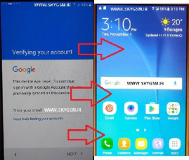 آموزش حذف FRP و حل مشکل گوگل اکانت سامسونگ Samsung  S6, S6 Edge آندروید 6و5 بدون دانگرید