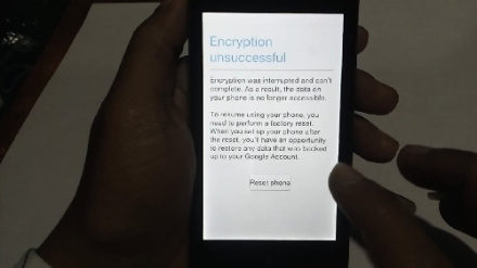 اموزش حل مشکل  Encryption unsuccessful در htc 816w