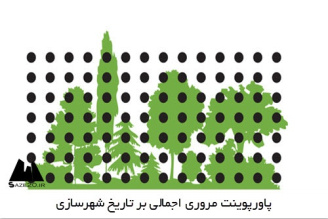 پاورپوینت مروری اجمالی بر تاریخ شهرسازی