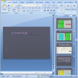 دانلود پاورپوینت آموزش نرم افزار کامفار ( COMFAR) - 72 اسلاید