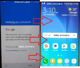 آموزش حذف frp تمامی مدلهای samsung S6 باآندروید 5 و 6