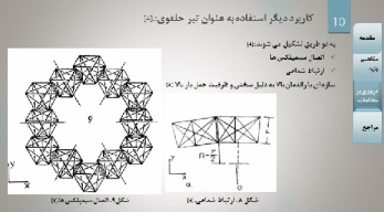 سمینار کارشناسی ارشد سازه های کش بستی(تنسگریتی)