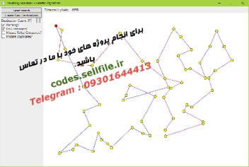 دانلود سورس کد برنامه پروژه حل مسئله فروشنده دوره گرد با استفاده از الگوریتم ژنتیک و زبان سی شارپ