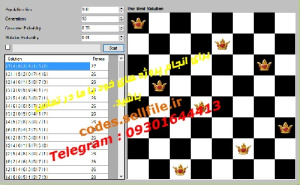 دانلود سورس کد برنامه پروژه حل مسئله 8 وزیر با استفاده از الگوریتم ژنتیک و زبان سی شارپ