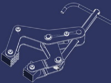 نقشه کامل دو بعدی clamp