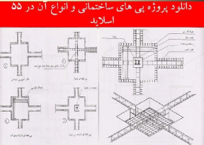 دانلود پروژه پی های ساختمانی و انواع آن