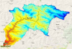 نقشه های GIS حوزه آبخیز کرج رود شهرستان البرز